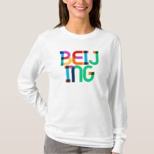 Beijing China Pop Art Letters T-Shirt