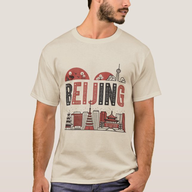 Beijing Skyline T-shirt (Front)