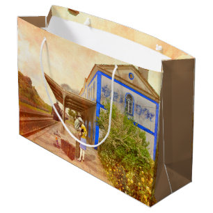 Beijo em Obidos / Kiss in Obidos Large Gift Bag