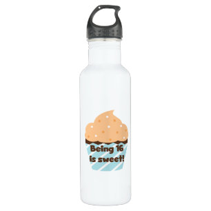 Being 16 is Sweet Birthday T shirts and 710 Ml Water Bottle