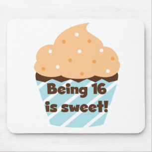 Being 16 is Sweet Birthday T shirts and Gifts Mouse Pad