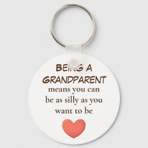 Being A Grandparent keychains