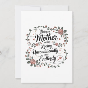 Being A Mother Means Loving Unconditionally