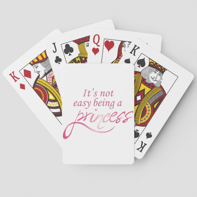 Being a Princess Playing Cards (Back)