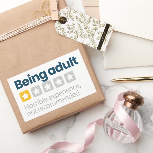 Being Adult Sticker (Gifting)