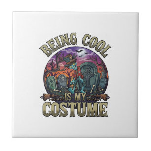 Being Cool Is Costume Halloween Zombie Graveyard_1 Tile