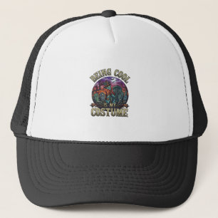 Being Cool Is Costume Halloween Zombie Graveyard_1 Trucker Hat