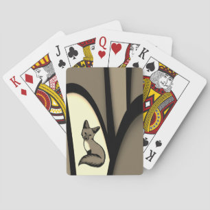 Being Foxy Playing Cards