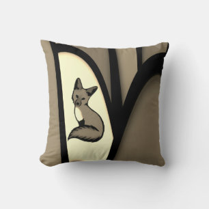 Being Foxy Throw Pillow