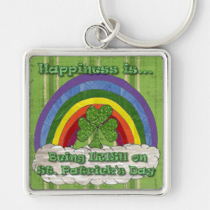 Being Irish On St Patrick's Day Keychain