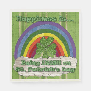 Being Irish On St Patrick's Day Napkin