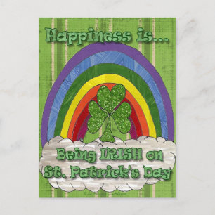 Being Irish On St Patrick's Day Postcard