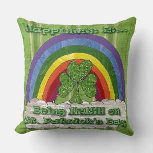Being Irish On St Patrick's Day Throw Pillow