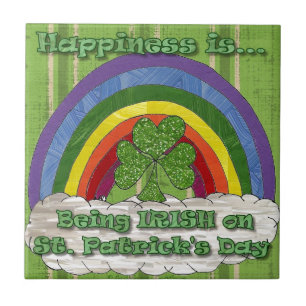 Being Irish On St Patrick's Day Tile