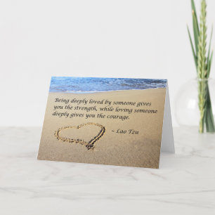 Being loved card