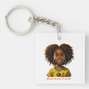 Being My Best Keychain