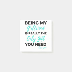 Being My Girlfriend Is The Only Gift You Need Bl Post-it Notes