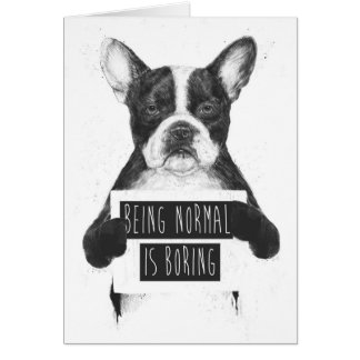 Being normal is boring