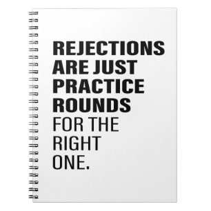 Being Rejected Quotes Encouragement Word Text Art Notebook