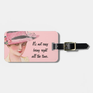 Being Right Luggage Tag