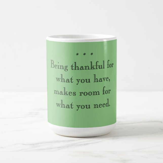 Being thankful 2 - mug (Center)