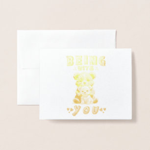 Being With You Foil Card