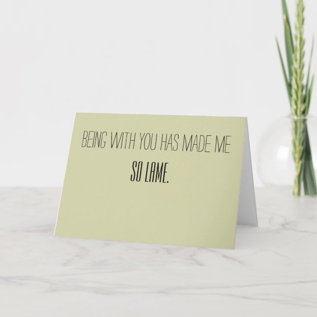 Being with you Greeting Card (Front)