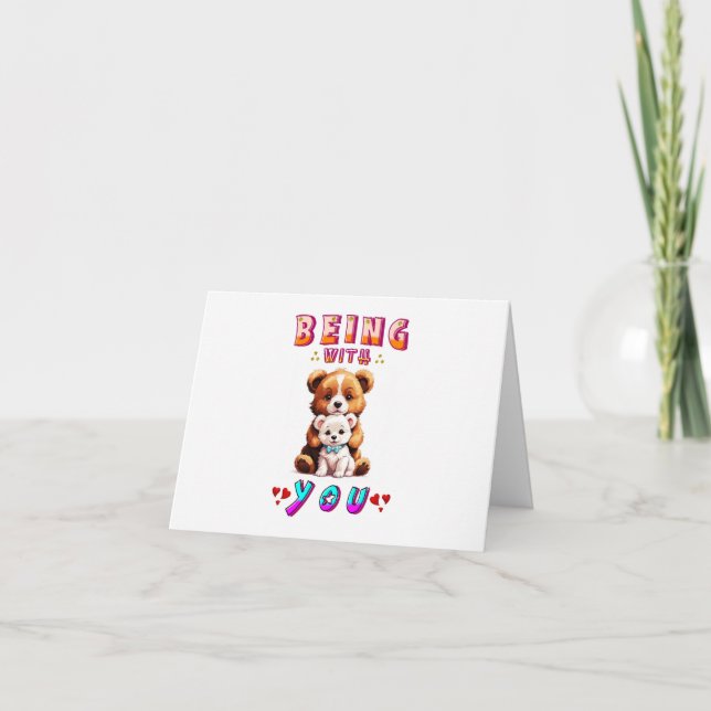 Being With You Thank You Card (Front)