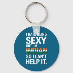 Being Y Indian Funny India  Keychain