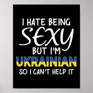 Being Y Ukrainian Funny Ukraine  Poster