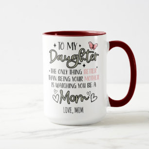 Being Your Mother Is Watching You Be a Mom, Gift Mug