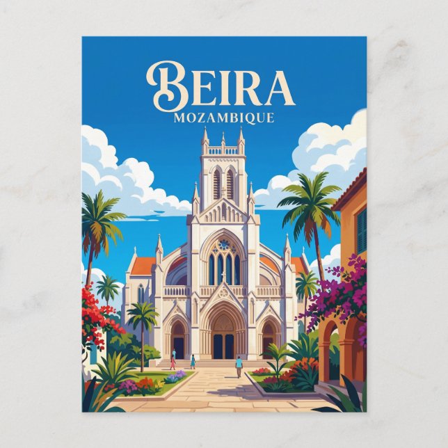 Beira Cathedral Mozambique Postcard (Front)