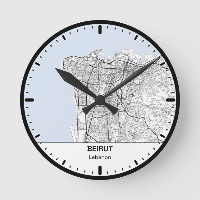 Beirut Clock City Line Art (Front)
