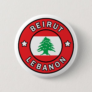 Beirut Lebanon 2 Inch Round Button