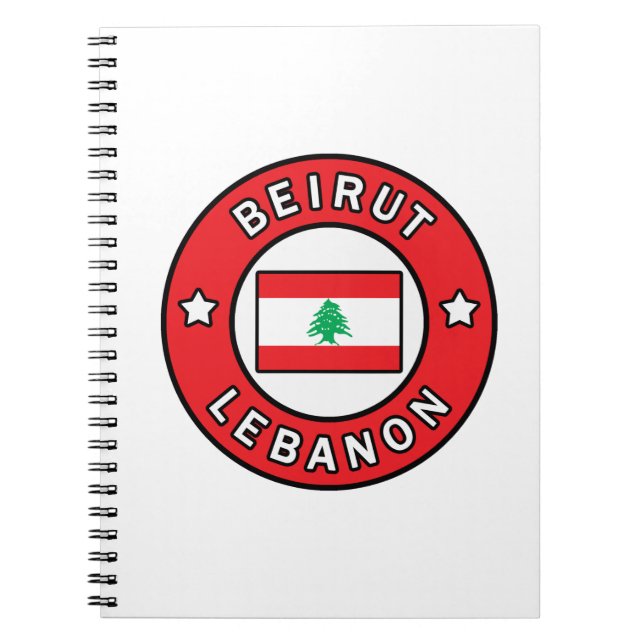 Beirut Lebanon Notebook (Front)