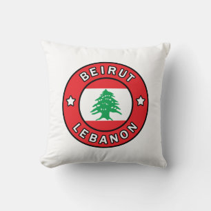 Beirut Lebanon Throw Pillow