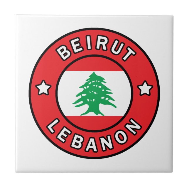 Beirut Lebanon Tile (Front)