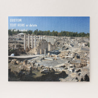 Beit Shean, Israel, custom message option Jigsaw Puzzle