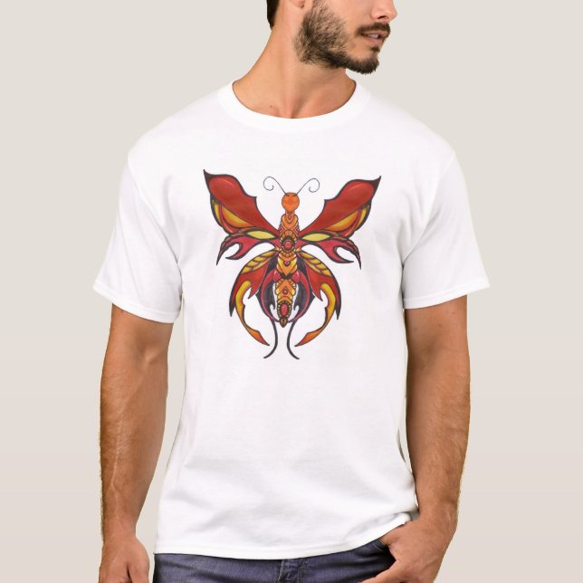 Bejeweled Butterfly - Fire T-Shirt (Front)