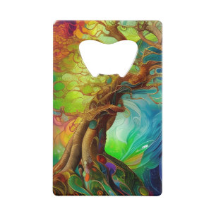 Bejeweled Tree Credit Card Bottle Opener