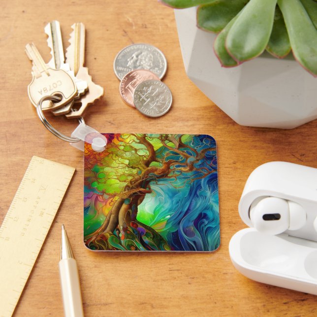 Bejeweled Tree Keychain (Desk)