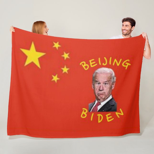 BEJING BIDEN FLEECE BLANKET (In Situ)