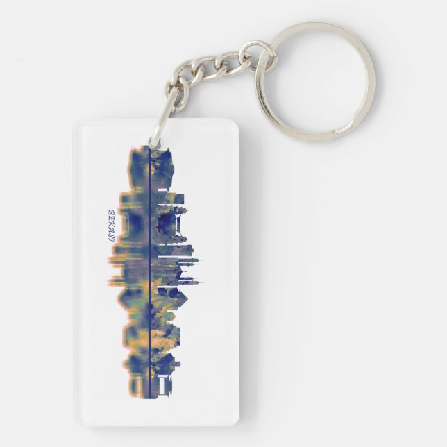Bekasi Skyline Keychain (Back)