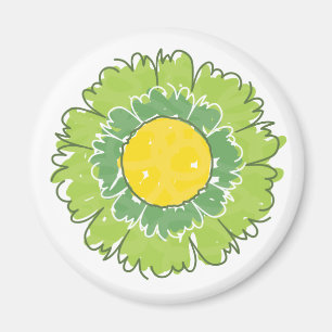 Bel aimant de fleur - vert
