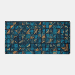 Bel effet patchwork en sarcelle foncée