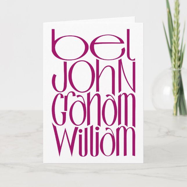 Bel plum Card (Front)