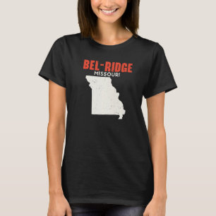 Bel Ridge Missouri USA State America Travel Missou T-Shirt