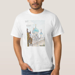 Belarus Беларусь Brest Architecture T-Shirt Top