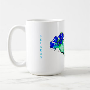 Belarus Беларусь Corn Flower Coffee Mug Cup