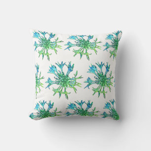 Belarus Беларусь Corn Flower Throw Pillow Cushion